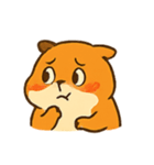ムージー火のハムスター激おこでかわいい（個別スタンプ：12）