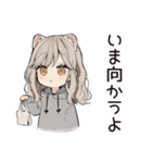 フェレットちゃんの家庭連絡★家族（個別スタンプ：34）