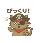 シュールな海賊の猫のスタンプ 001（個別スタンプ：15）
