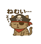 シュールな海賊の猫のスタンプ 001（個別スタンプ：22）