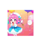 風船少女Momo（個別スタンプ：9）