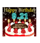 9月下旬❤️日付入り❤️誕生日おめでとう❣️（個別スタンプ：6）