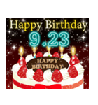 9月下旬❤️日付入り❤️誕生日おめでとう❣️（個別スタンプ：8）