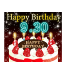 9月下旬❤️日付入り❤️誕生日おめでとう❣️（個別スタンプ：15）