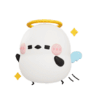 ずっと使える♡シマエナガ♡デカ文字（個別スタンプ：25）