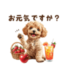トイプードルのやさしい敬語ことば（個別スタンプ：2）