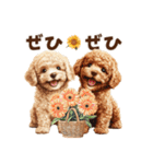 トイプードルのやさしい敬語ことば（個別スタンプ：13）