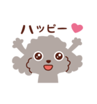 トイプードル色々_ハッピーな毎日（個別スタンプ：35）