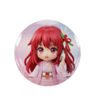 赤い精霊みなみちゃんカプセルトイ（個別スタンプ：4）