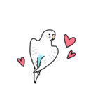 セキセイインコの可愛い1日（ハルクイン）（個別スタンプ：7）