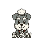 ミニチュアシュナウザーのシュナ店長（個別スタンプ：17）