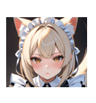 猫耳のプラチナブロンド ＆ 甘え顔0（個別スタンプ：28）