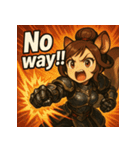 【獣人美女】リス将軍！（個別スタンプ：2）