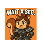 【獣人美女】リス将軍！（個別スタンプ：5）