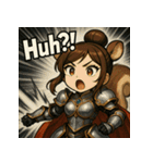 【獣人美女】リス将軍！（個別スタンプ：13）