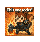 【獣人美女】リス将軍！（個別スタンプ：20）