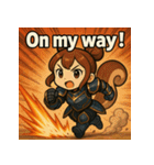 【獣人美女】リス将軍！（個別スタンプ：21）