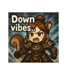 【獣人美女】リス将軍！（個別スタンプ：22）