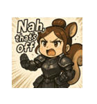 【獣人美女】リス将軍！（個別スタンプ：27）