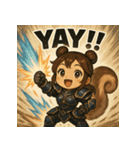 【獣人美女】リス将軍！（個別スタンプ：33）