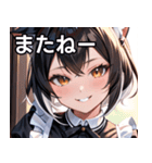 猫耳のツートンカラー ＆ いたずらな笑顔（個別スタンプ：18）
