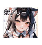猫耳のツートンカラー ＆ いたずらな笑顔（個別スタンプ：31）