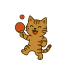 テニス猫。時々他のも。（個別スタンプ：13）