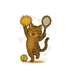 テニス猫。時々他のも。（個別スタンプ：24）