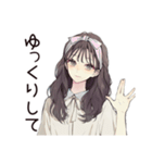 ふんわり大人女子の日常★スタンプ（個別スタンプ：10）