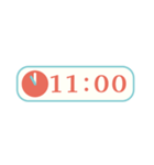 葬儀屋さんの業務連絡スタンプ3 -時間-（個別スタンプ：15）
