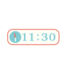 葬儀屋さんの業務連絡スタンプ3 -時間-（個別スタンプ：16）