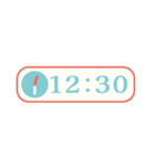 葬儀屋さんの業務連絡スタンプ3 -時間-（個別スタンプ：18）