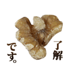 年中使える敬語くるみ（個別スタンプ：11）