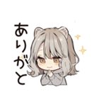 フェレットちゃんのお仕事おつかれ♡（個別スタンプ：3）