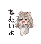 フェレットちゃんのお仕事おつかれ♡（個別スタンプ：5）