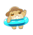 夏のフクラガエル（個別スタンプ：17）