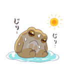 夏のフクラガエル（個別スタンプ：22）
