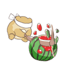 夏のフクラガエル（個別スタンプ：30）