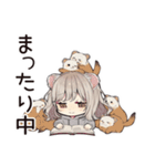 フェレットちゃんのぬくぬくおうち時間（個別スタンプ：15）