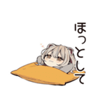 フェレットちゃんのぬくぬくおうち時間（個別スタンプ：16）