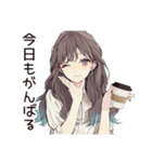 ふんわり大人女子のご褒美スイーツ（個別スタンプ：9）