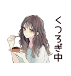 ふんわり大人女子のご褒美スイーツ（個別スタンプ：12）