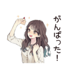 ふんわり大人女子のご褒美スイーツ（個別スタンプ：30）