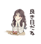 ふんわり大人女子のご褒美スイーツ（個別スタンプ：36）