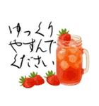 金魚が泳ぐ！日本の素敵な夏の日常・挨拶（個別スタンプ：16）
