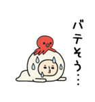 頭になにかをのせた人スタンプ/夏（個別スタンプ：24）