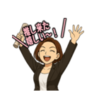 競馬女子ハナコ 歓喜のポーズスタンプ（個別スタンプ：11）