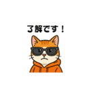 猫三郎スタンプ（個別スタンプ：40）