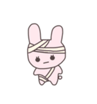 不器用なうさぴこ（個別スタンプ：1）