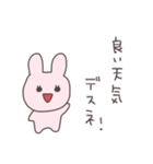 不器用なうさぴこ（個別スタンプ：25）